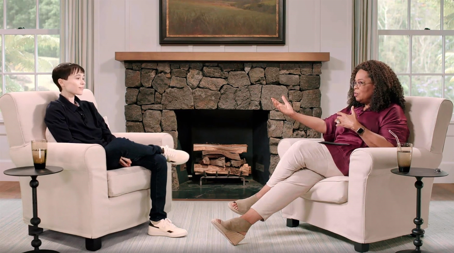 Elliot Page kertoi kuulumisiaan Oprahin haastattelussa.