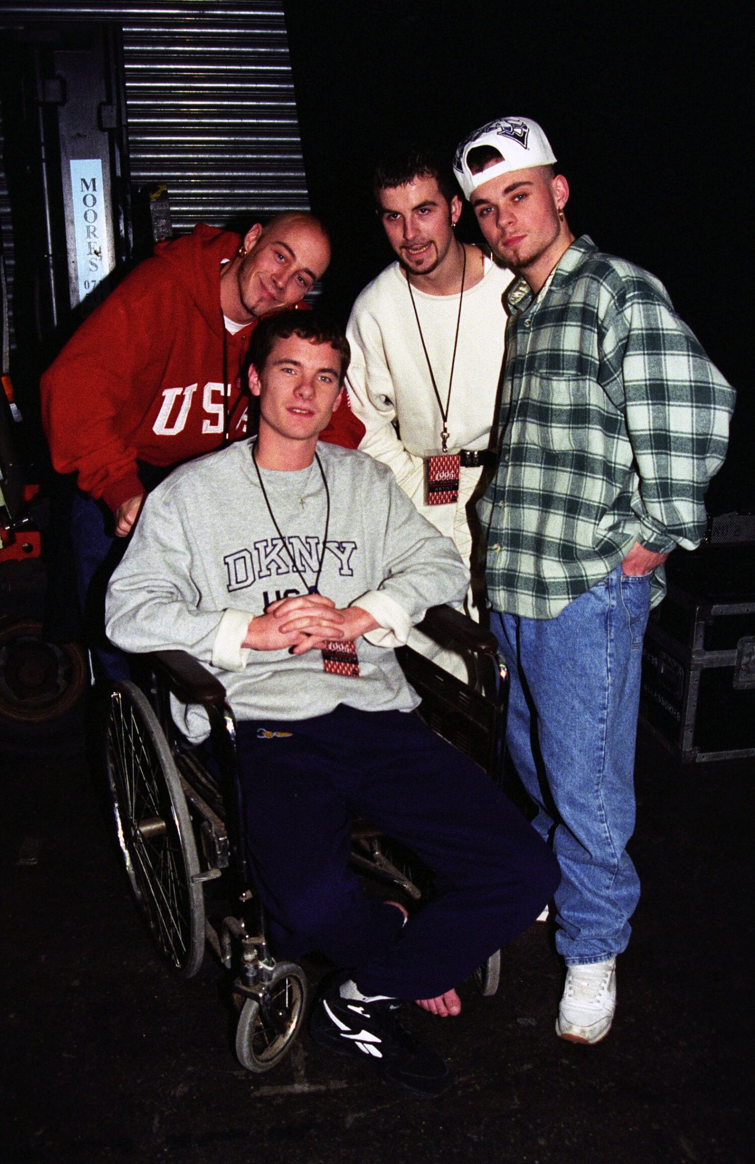 Tony Mortimer kuvassa vasemmalla ja Terry Coldwell hänen vierellään. Kuva vuodelta 1995.