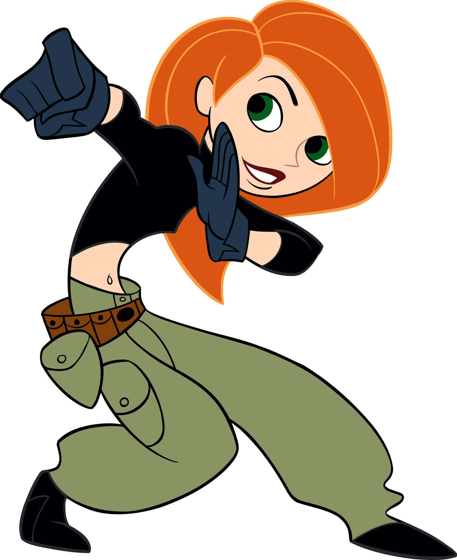 Animaatiosarjan hahmo Kim Possible.