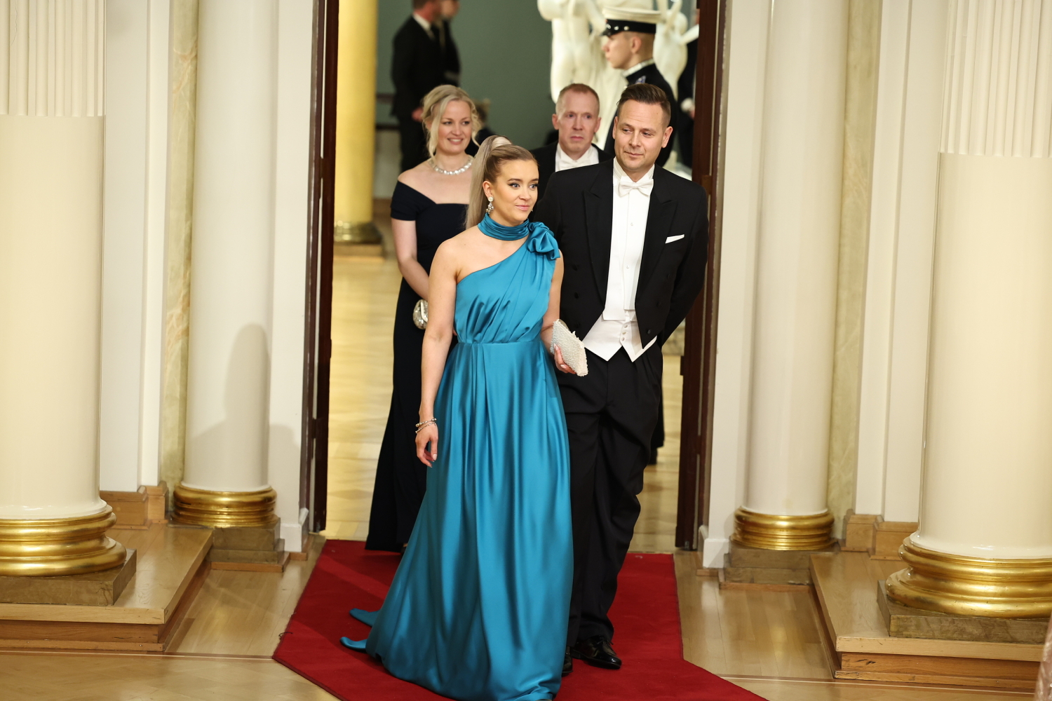 Sofia Virta saapui linnaan nyt ensimmäistä kertaa puolueen puheenjohtajana.