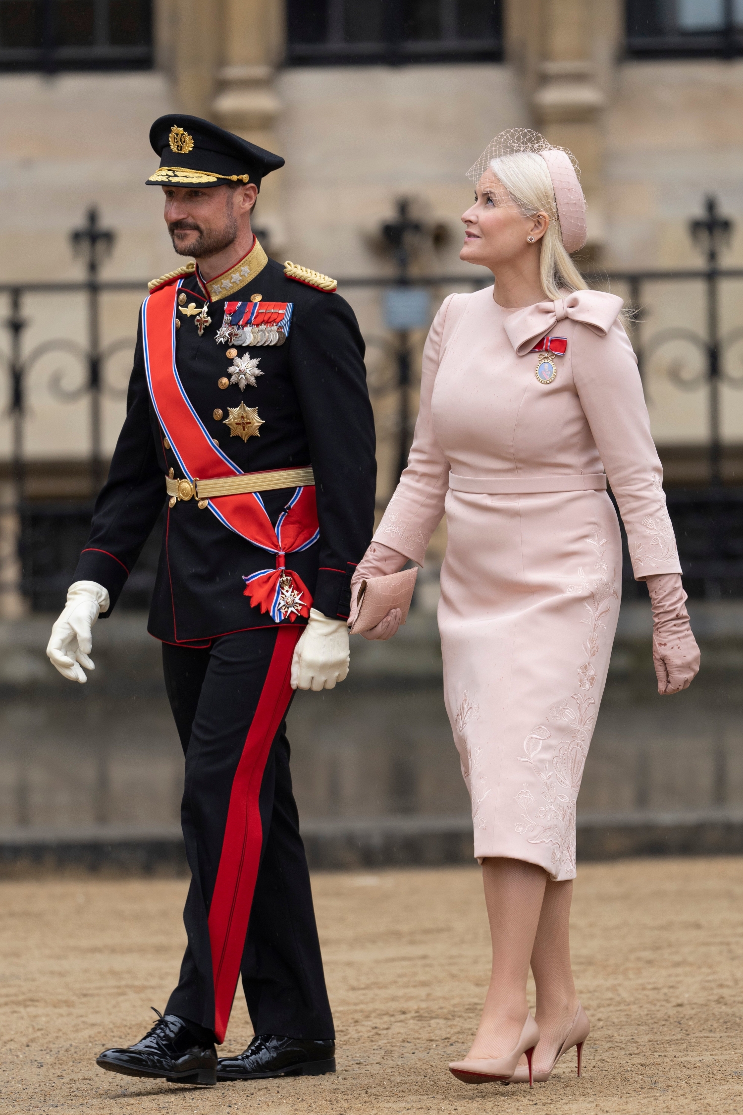 Norjan kruununprinssi Haakon ja kruununprinsessa Mette-Marit.