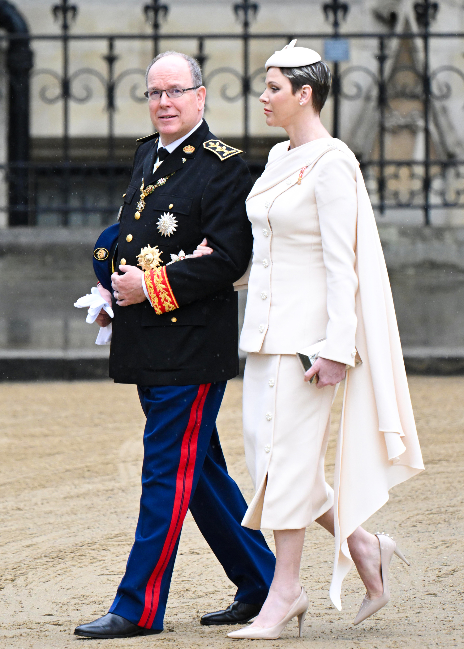 Monacon ruhtinaspari Albert ja Charlene.