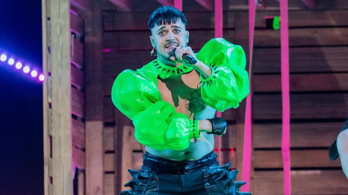 Käärijän show sai yleisön villiintymään viisuareenalla.