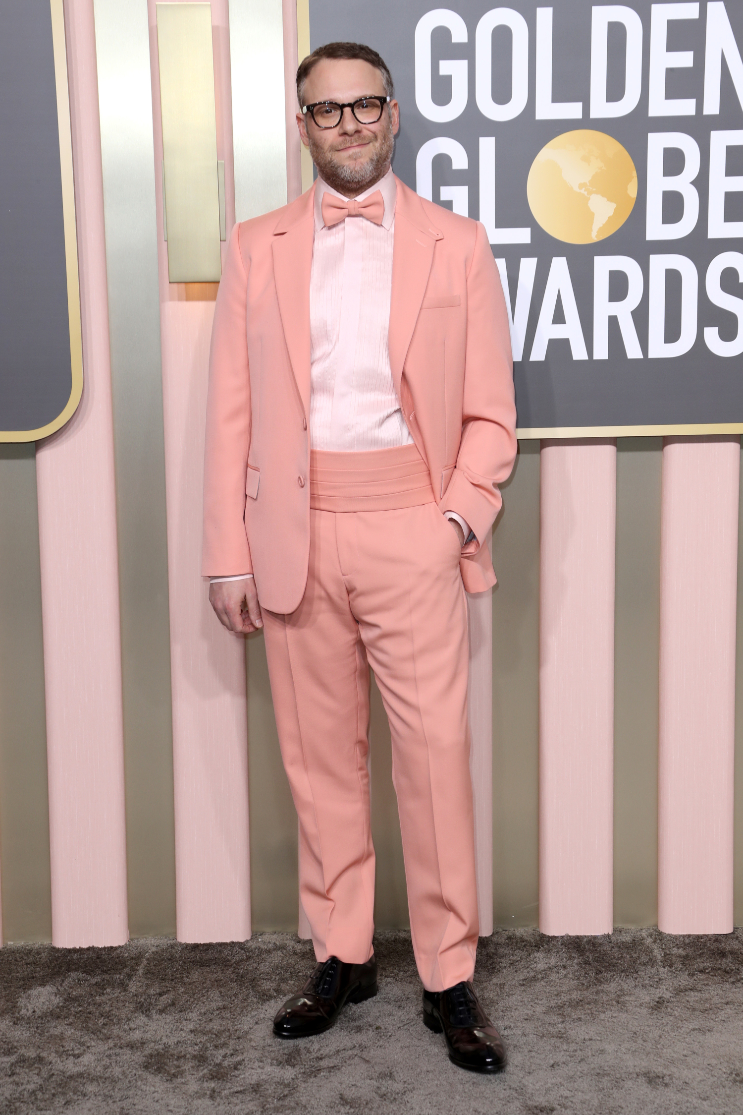 Näyttelijä Seth Rogen Diorin asussa.