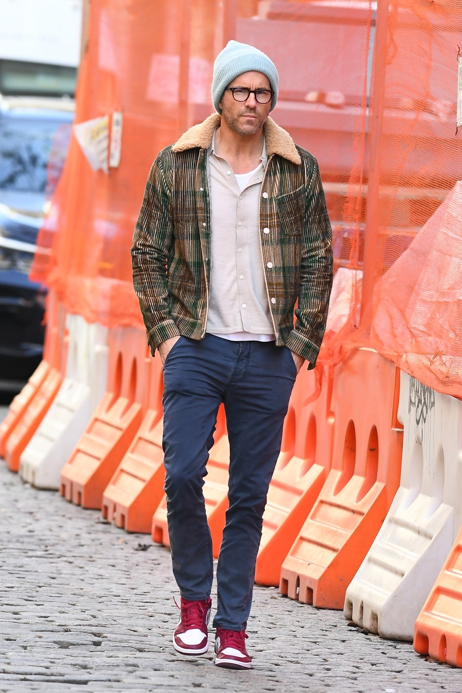 Ryan Reynolds kuvattuna maaliskuun alussa.