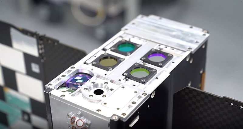 VTT:n kehittämä ASPECT-hyperspektrikamera.