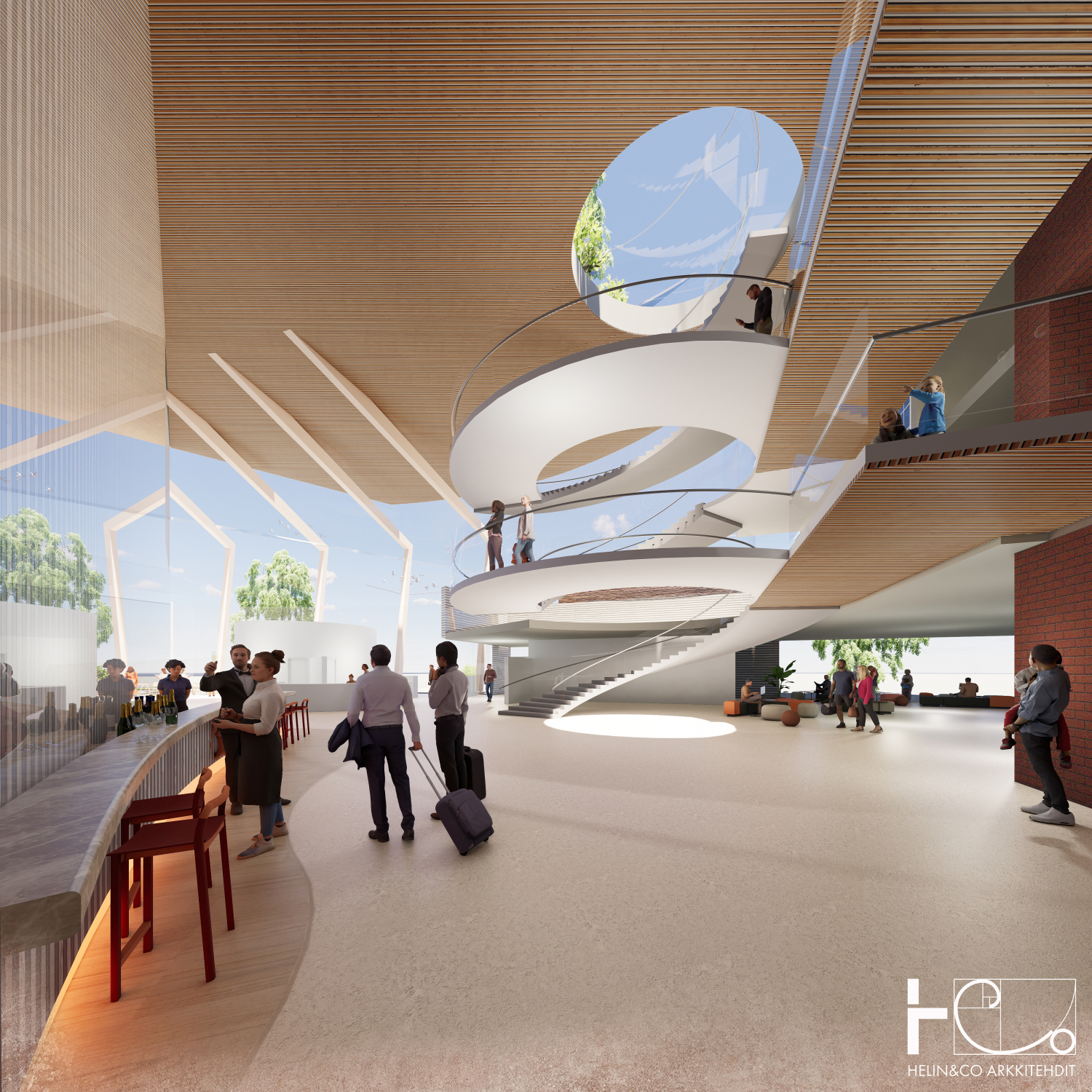 Tältä näyttää alustava luonnos mahdollisesta uudesta sisätilasta.