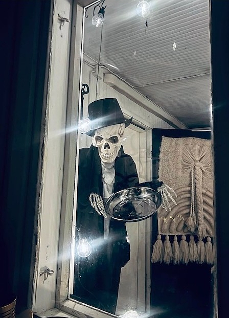 Kodin vahtimestarin voi havaita jo kurkatessa eteisen ikkunasta sisälle.