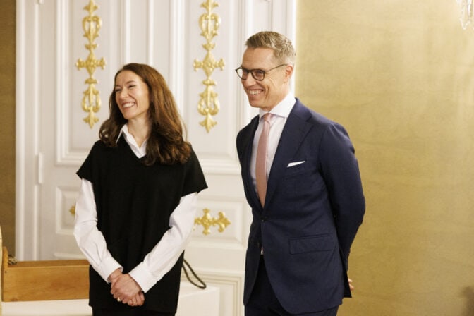 Presidenttiparin romanttinen talvikuva sai kansan huokailemaan ihastuksesta