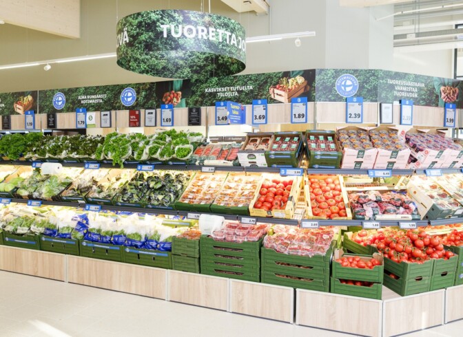 Lidl aloitti jättialennukset – kotimaiset kasvikset jopa 40 prosentin alennuksessa